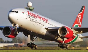 Kenya-Airways-plane- Livingstone