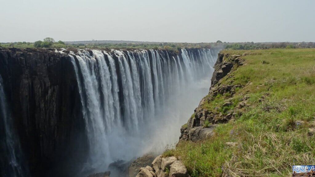 cascade Victoria Falls au Zimbabwe